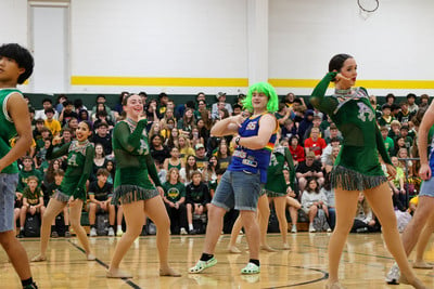 Homecoming pep rally